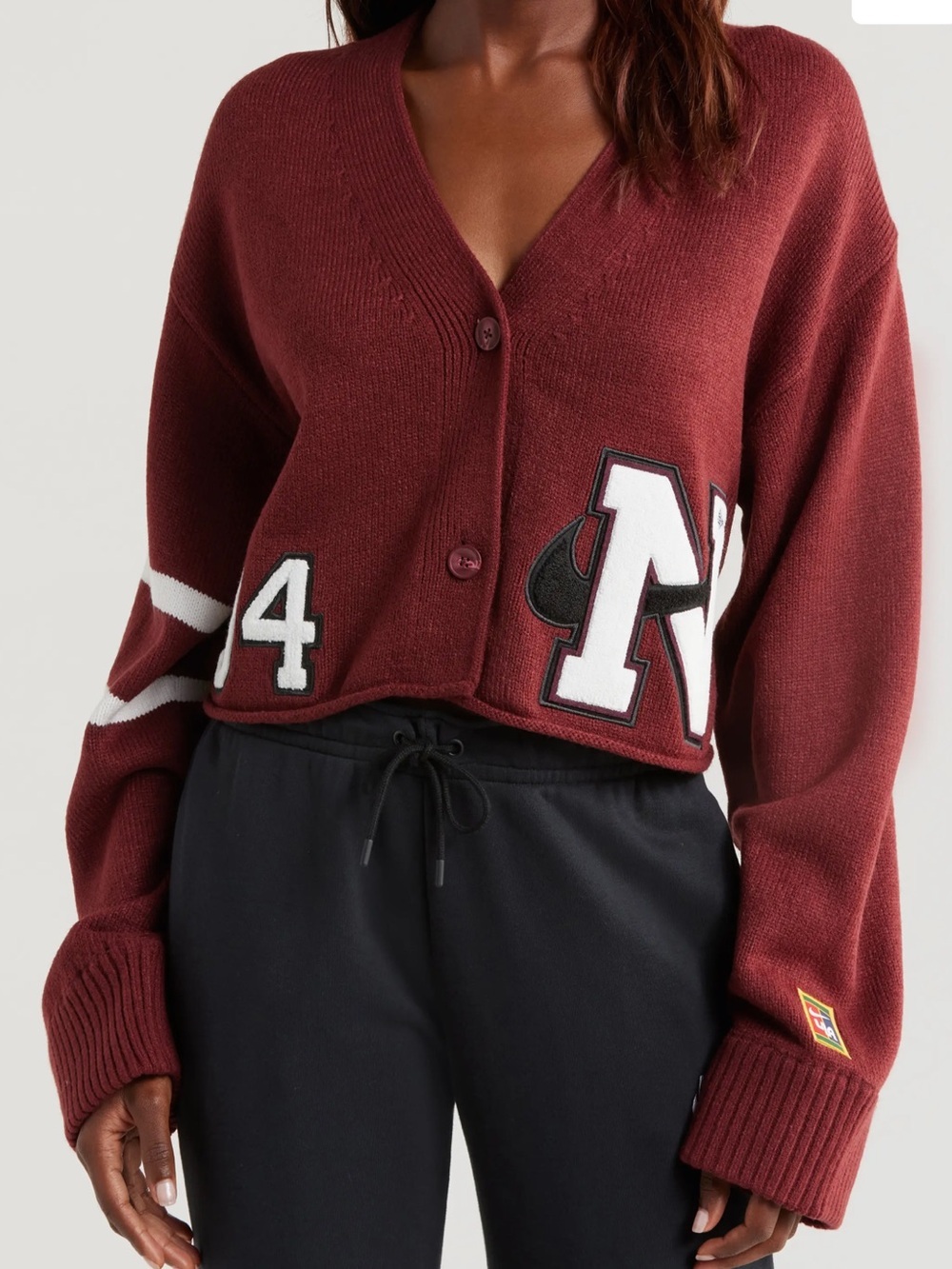Nike x Yoon Ahn NWT Size XL Sportswear Crop Cardigan